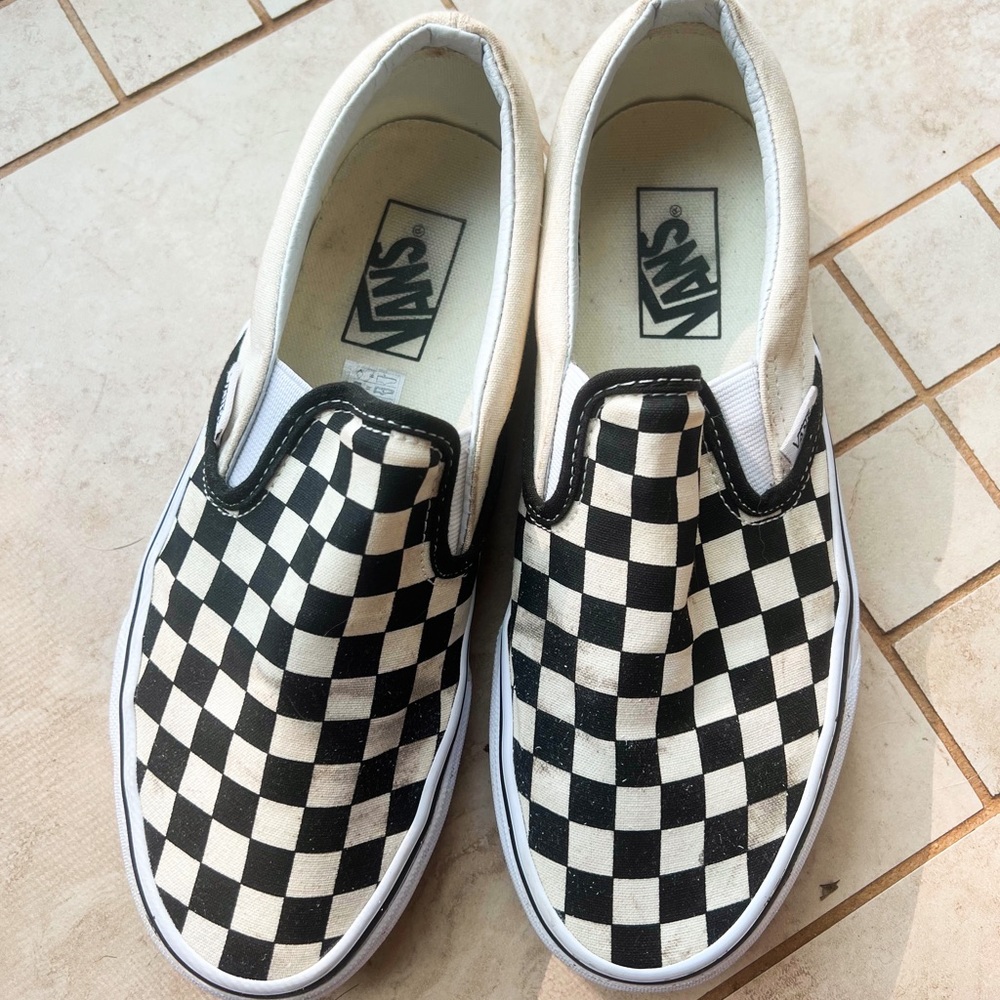 Checkered Vans